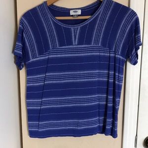 Blue stripy shirt